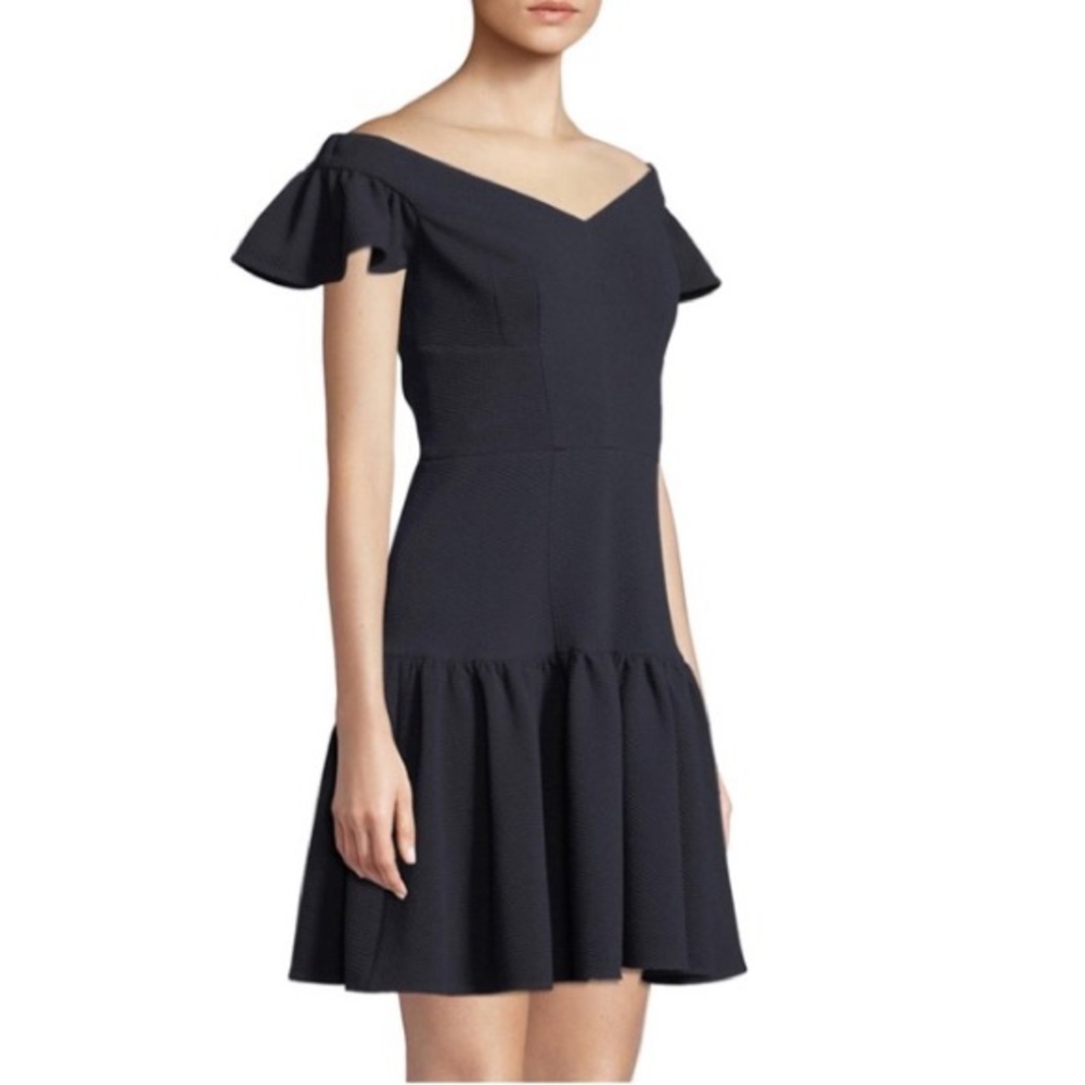 REBECCA TAYLOR Navy Blue 318209d829 Casual Dress 0